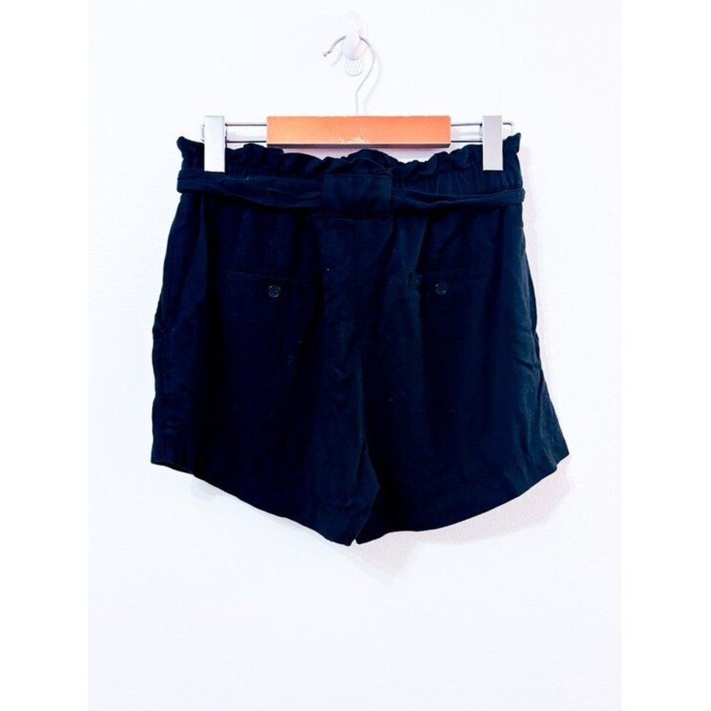 DYNAMITE Black High Rise Paperbag Tie Waist Flowy Shorts‎ X-Small - Picture 5 of 6